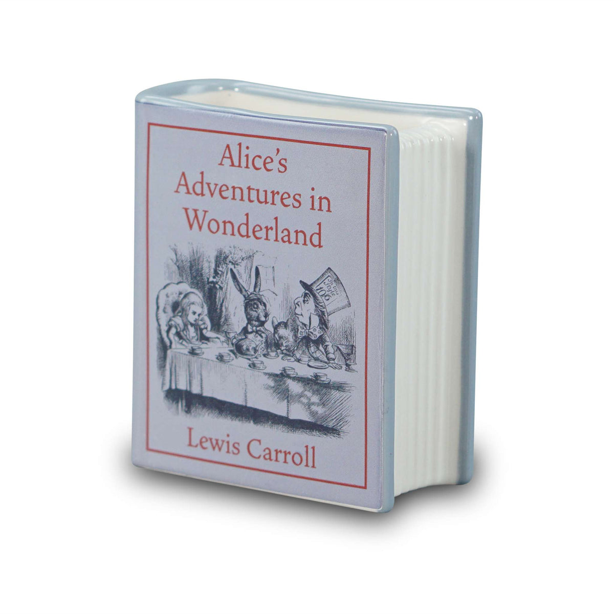 Alice in Wonderland Book Planter 3.9 Inch - Reader Gift