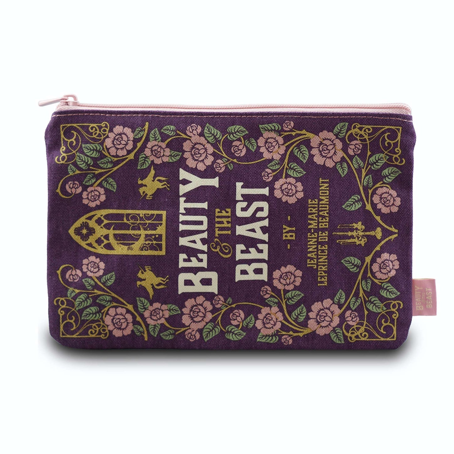Pouch Cotton (6.2" x 9.4") - Beauty and the Beast
