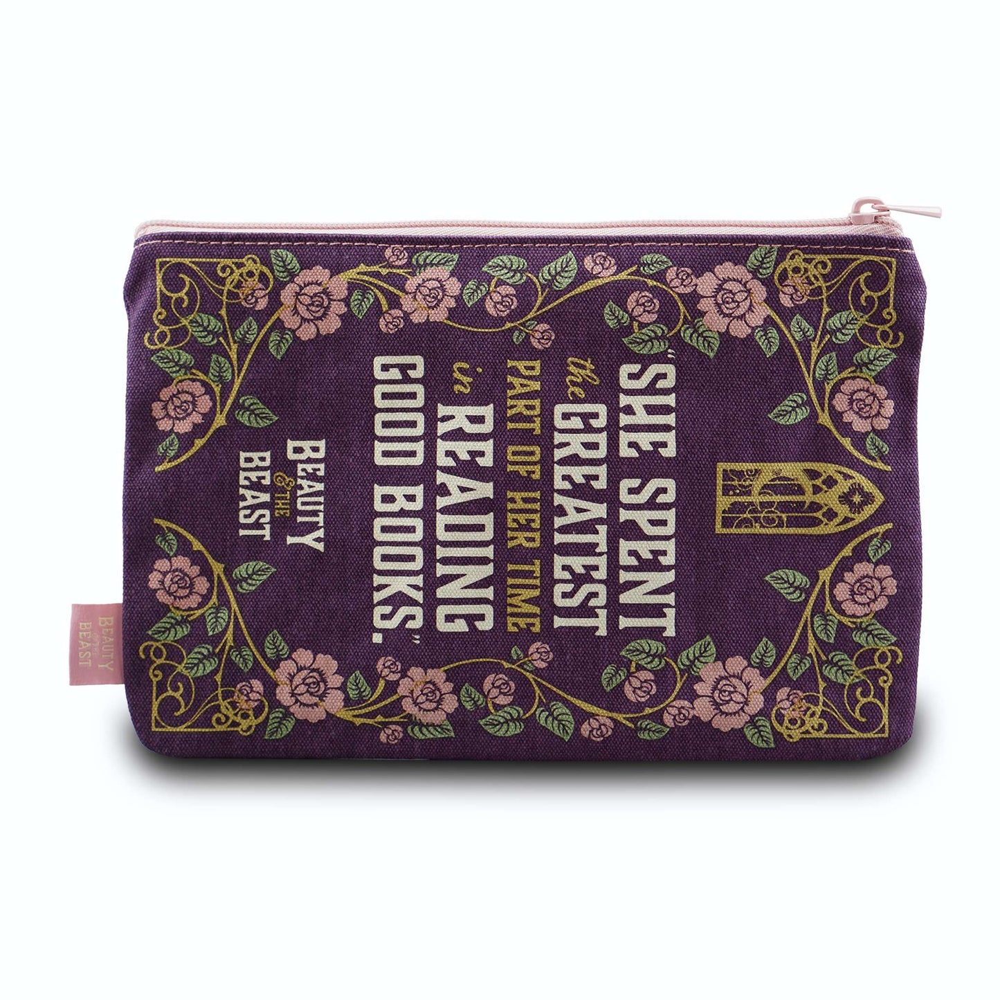 Pouch Cotton (6.2" x 9.4") - Beauty and the Beast