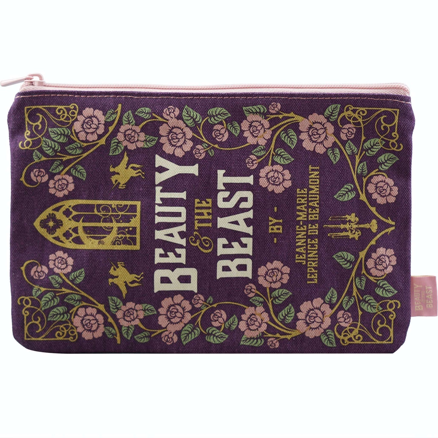 Pouch Cotton (6.2" x 9.4") - Beauty and the Beast