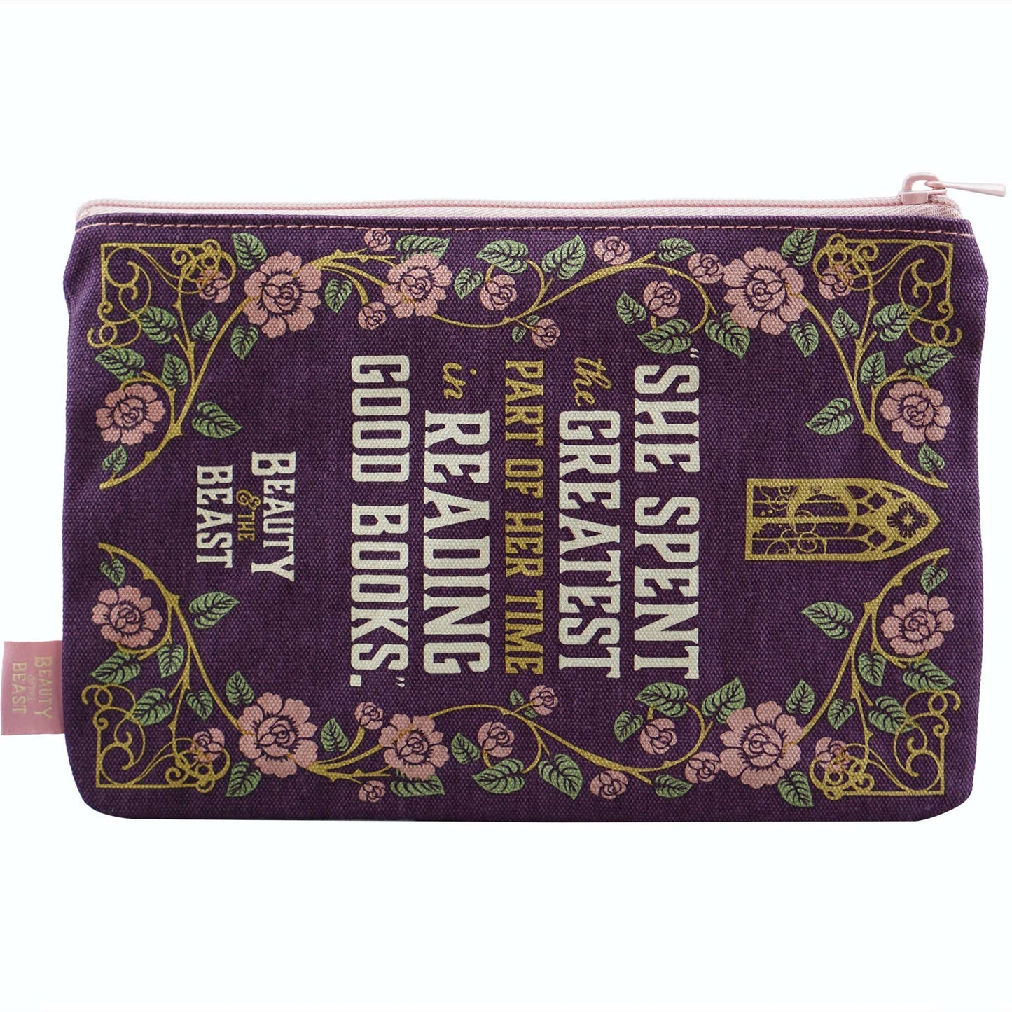 Pouch Cotton (6.2" x 9.4") - Beauty and the Beast
