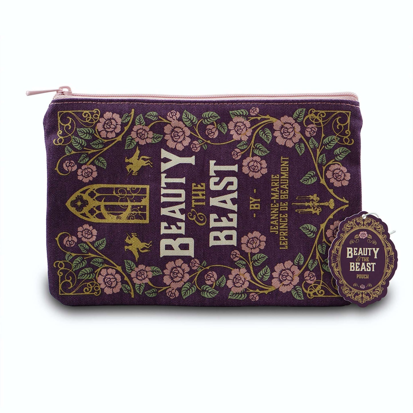 Pouch Cotton (6.2" x 9.4") - Beauty and the Beast