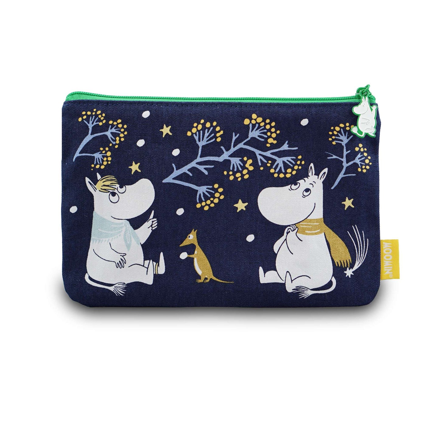 Pouch Cotton (6.2" x 9.4") - Moomin (First Snow)