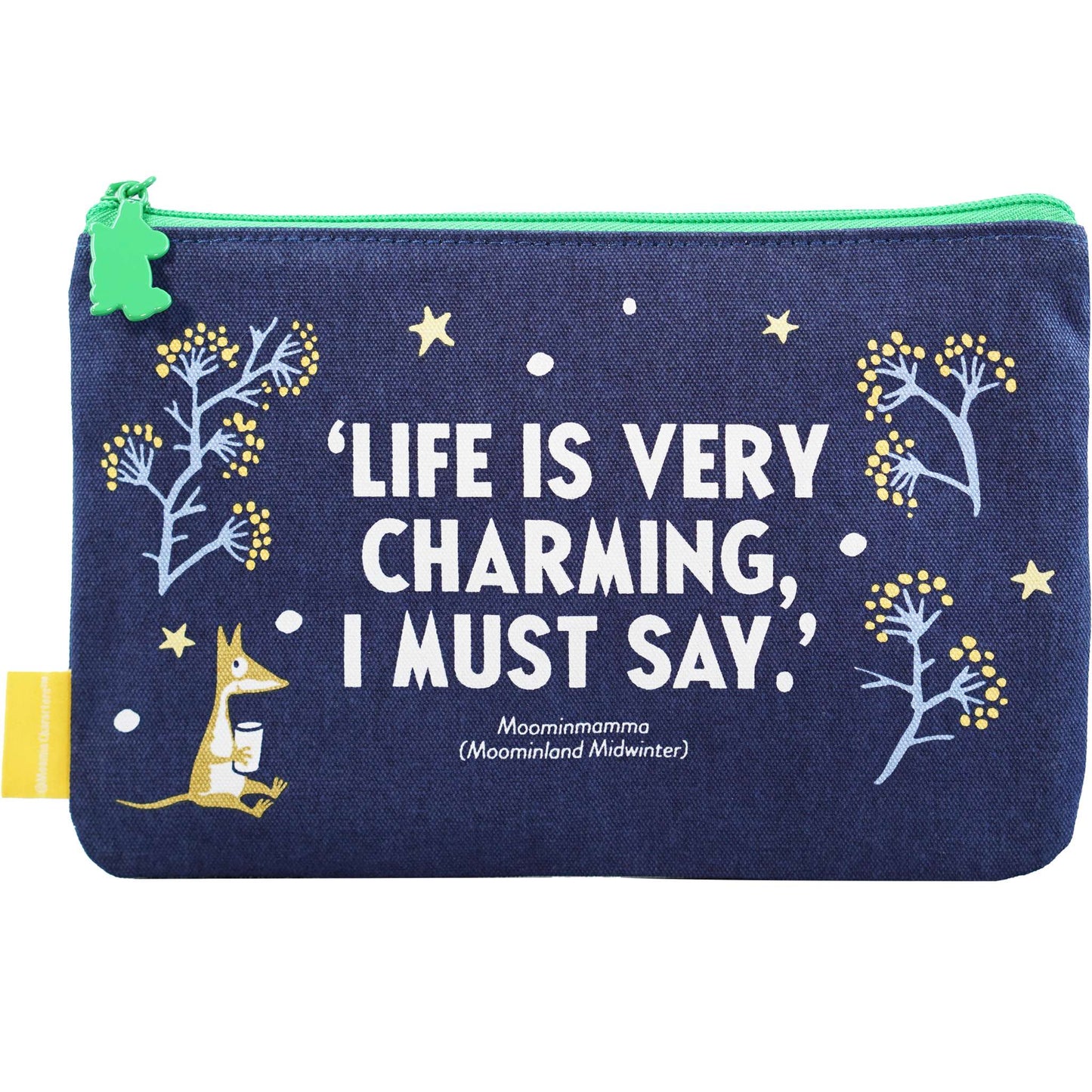 Pouch Cotton (6.2" x 9.4") - Moomin (First Snow)