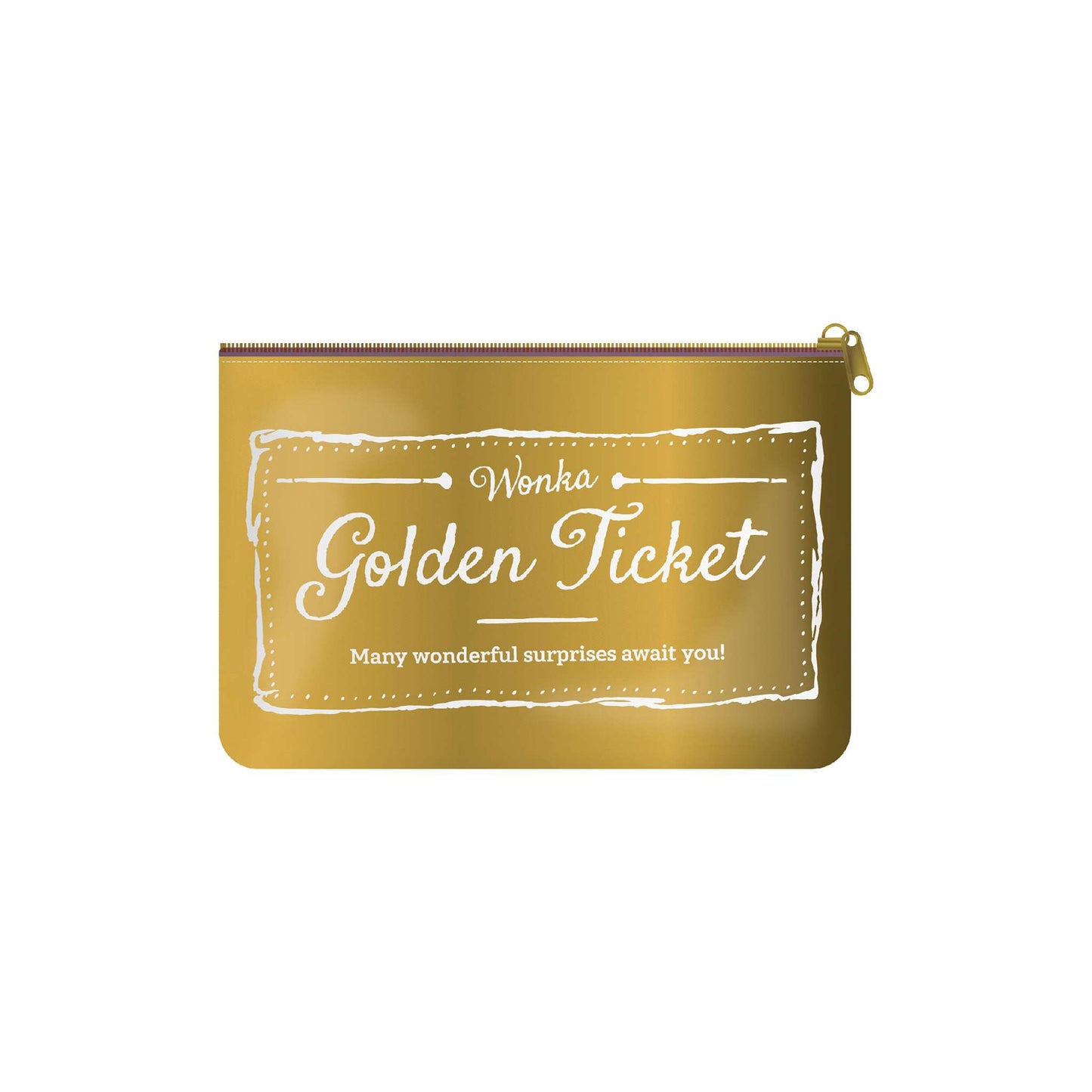 PU Pouch Roald Dahl Charlie Chocolate Factory Golden Ticket