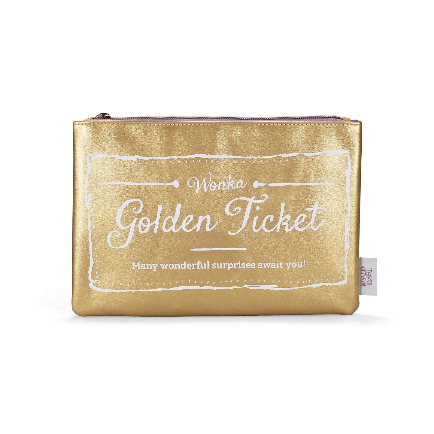 PU Pouch Roald Dahl Charlie Chocolate Factory Golden Ticket