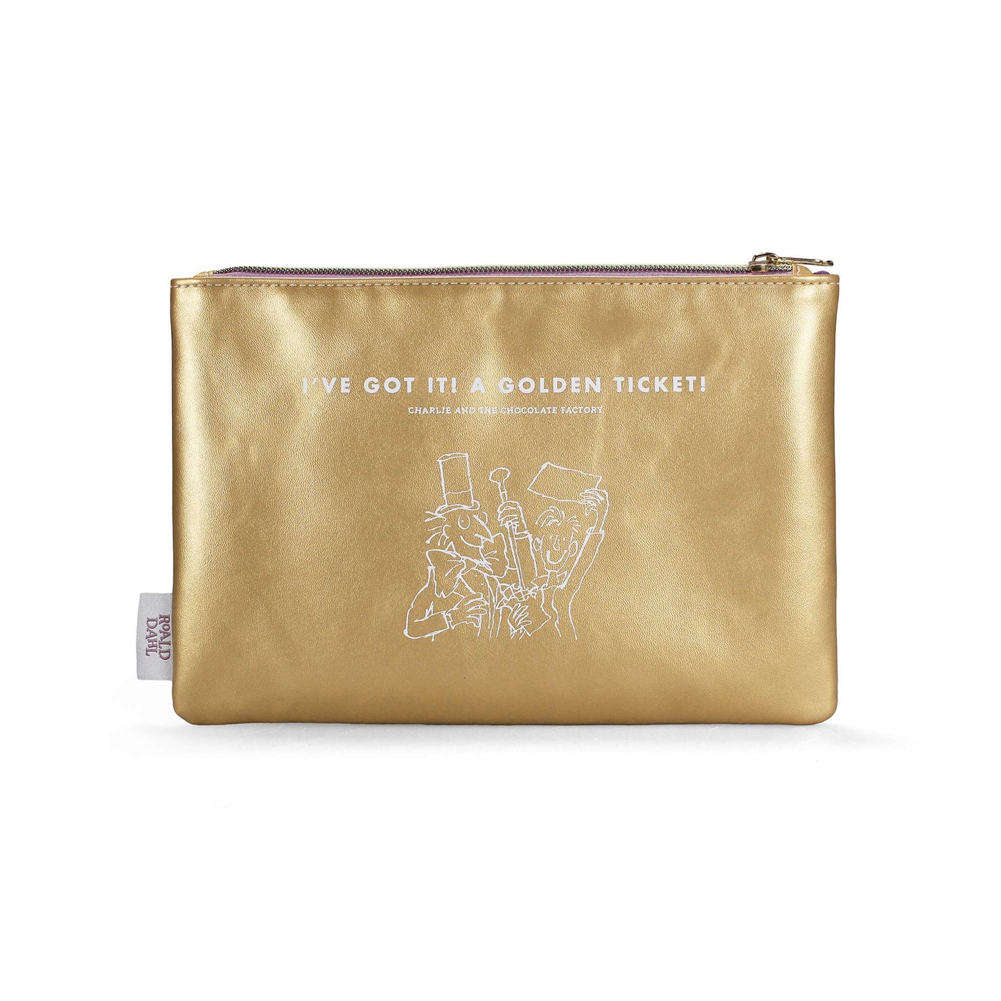 PU Pouch Roald Dahl Charlie Chocolate Factory Golden Ticket
