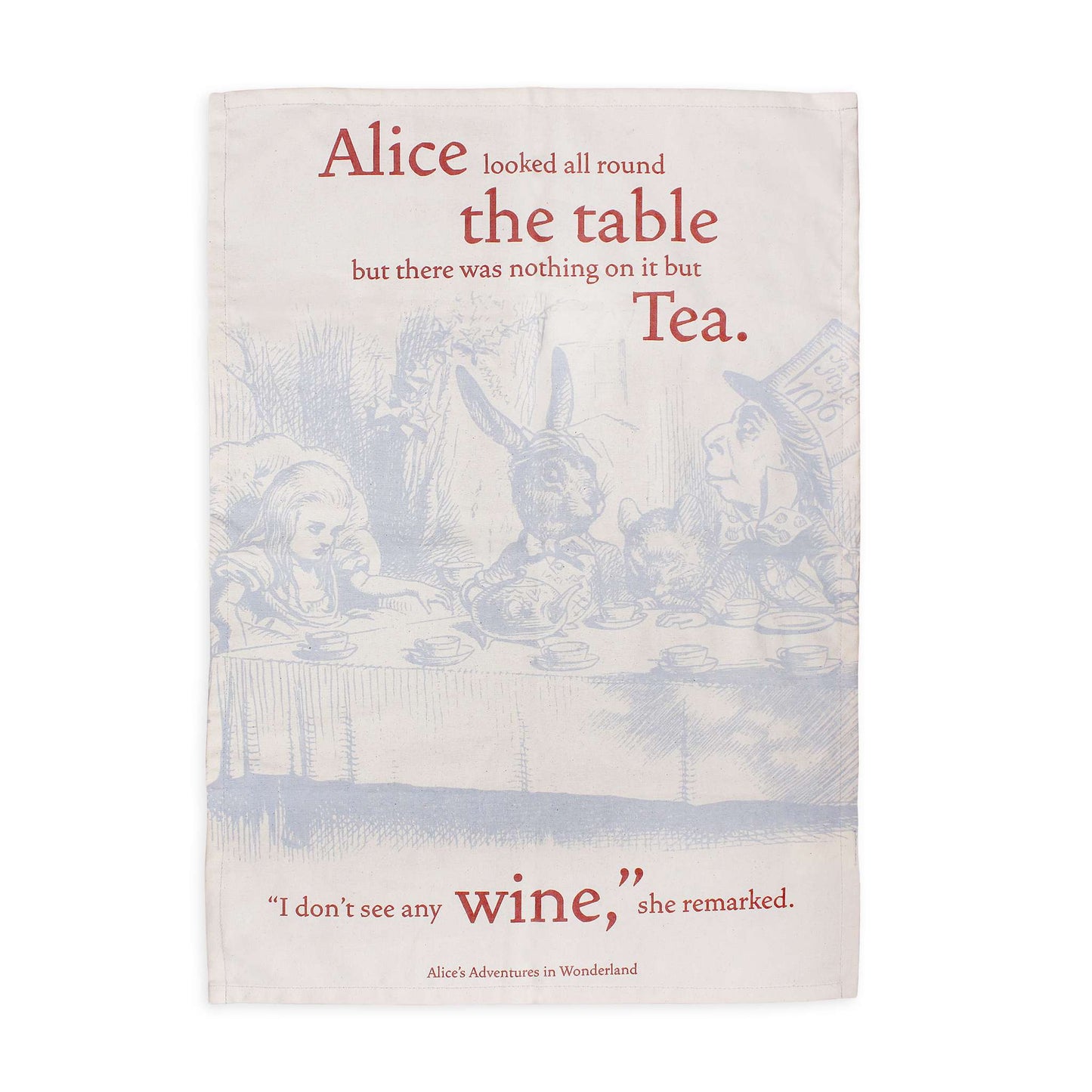 Alice in Wonderland Tea Towel