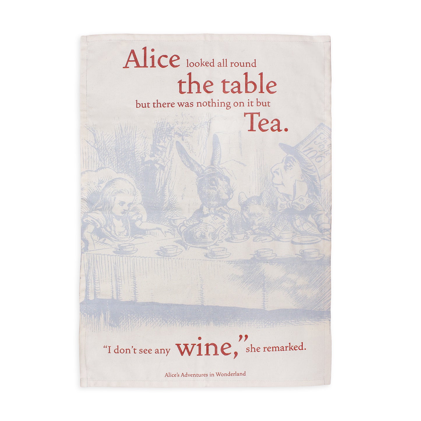 Alice in Wonderland Tea Towel
