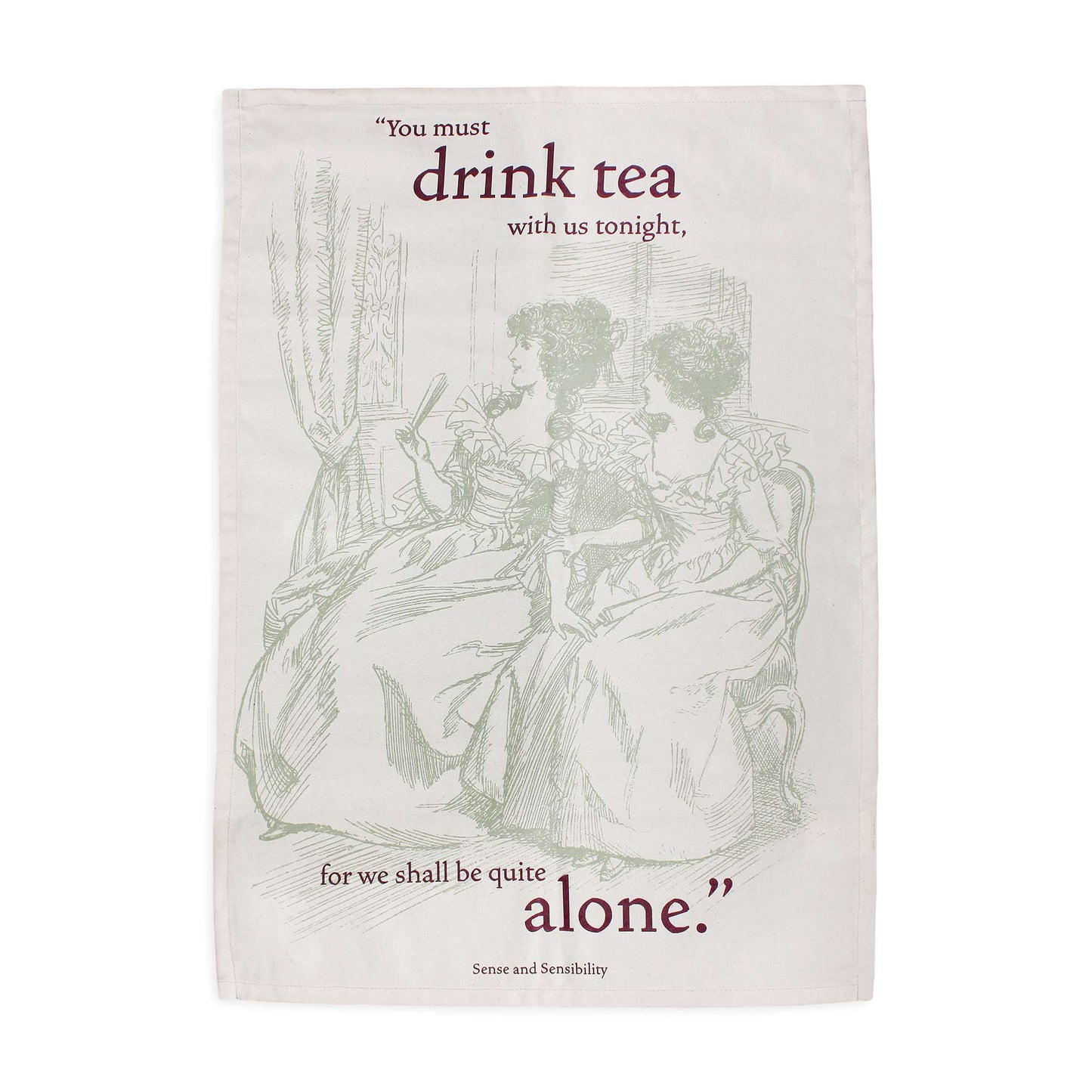Jane Austen Tea Towel – Sense & Sensibility