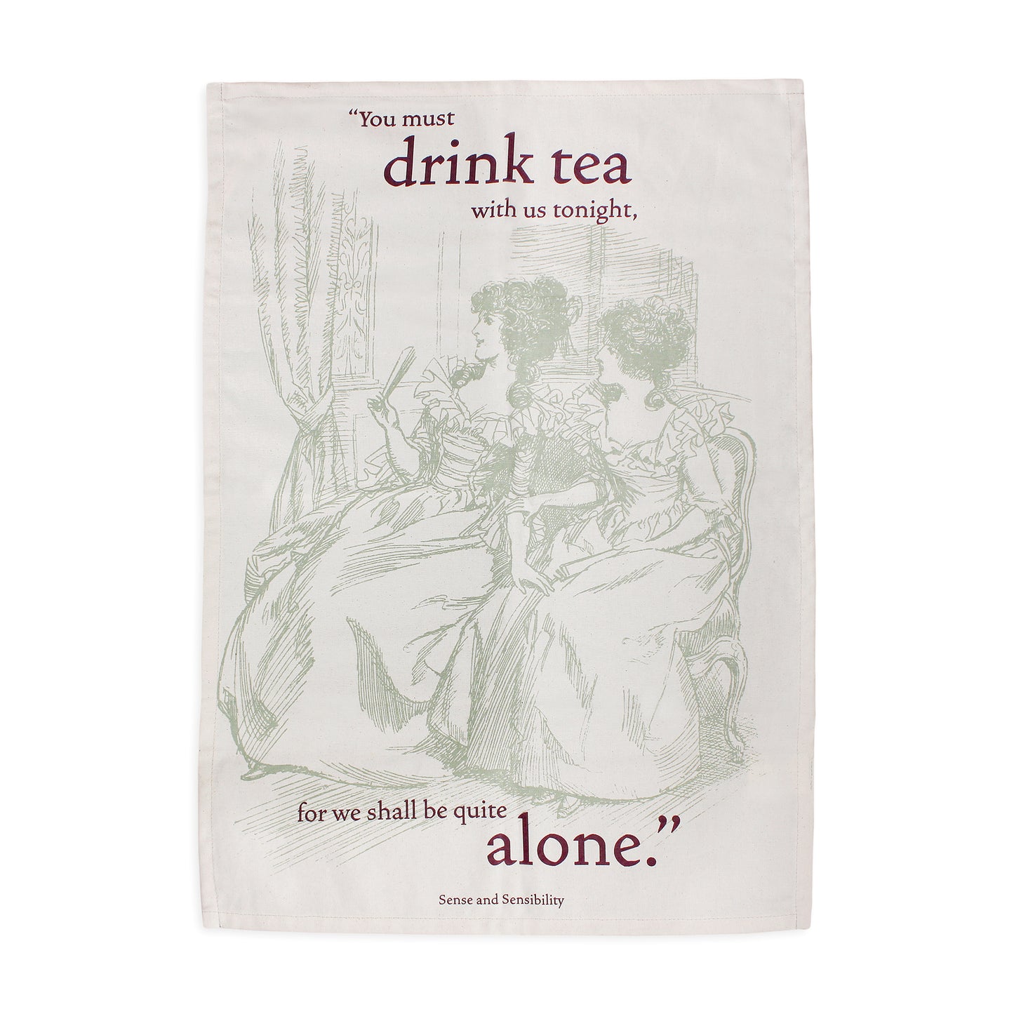 Jane Austen Tea Towel – Sense & Sensibility