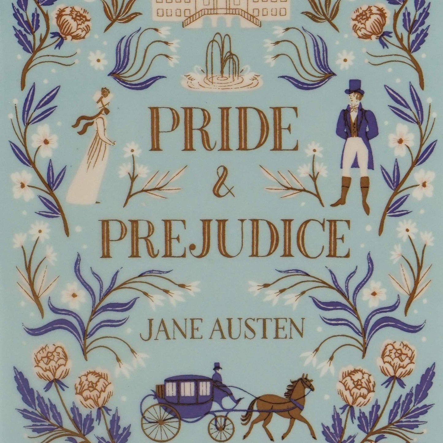 Jane Austen Pride and Prejudice Ceramic Book Vase