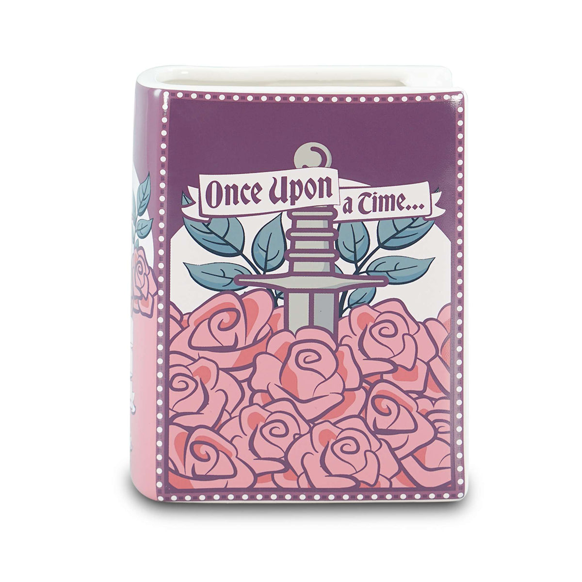 Romantasy Ceramic Book Vase - Once Upon a Time