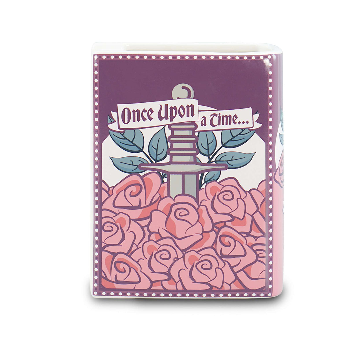 Romantasy Ceramic Book Vase - Once Upon a Time