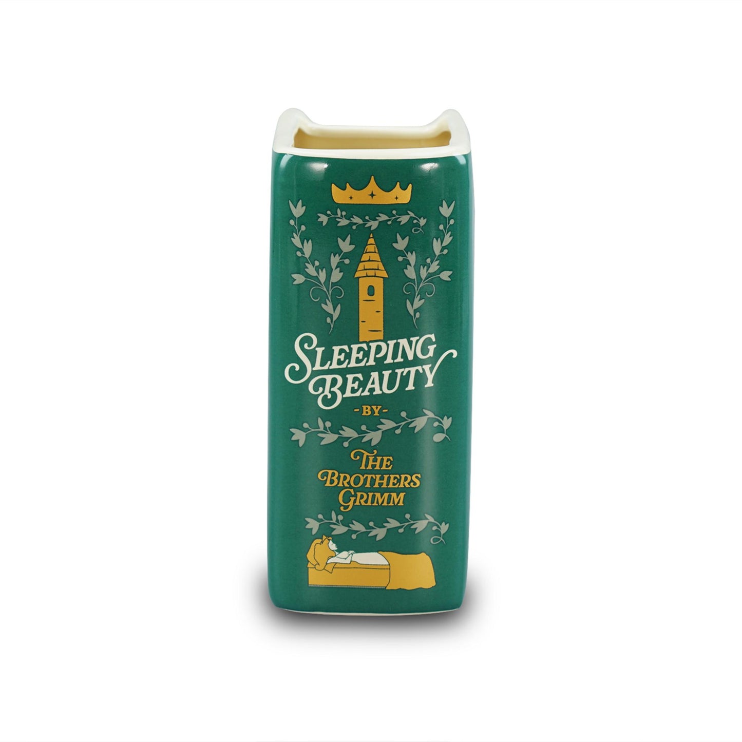 Vase Ceramic Book (5.5") - Sleeping Beauty