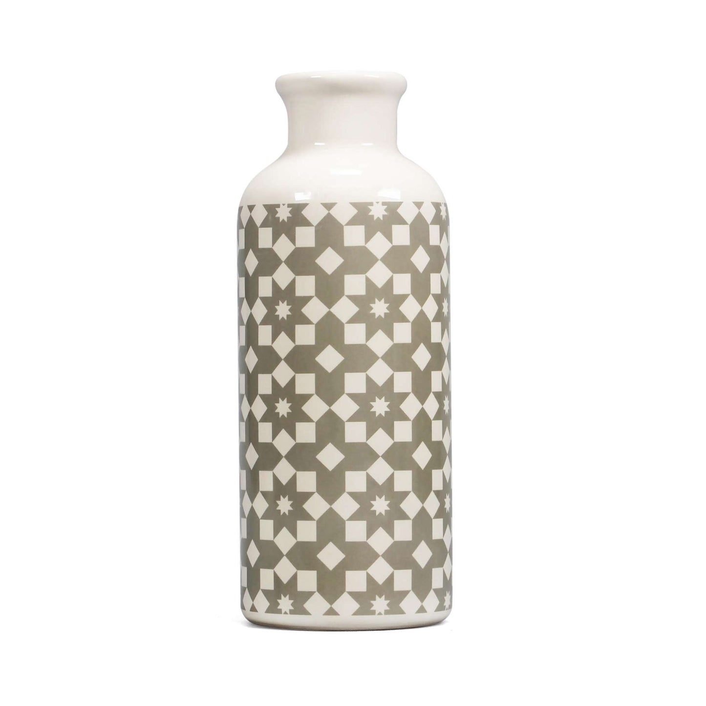 Ceramic Vase Tiles Design Grey