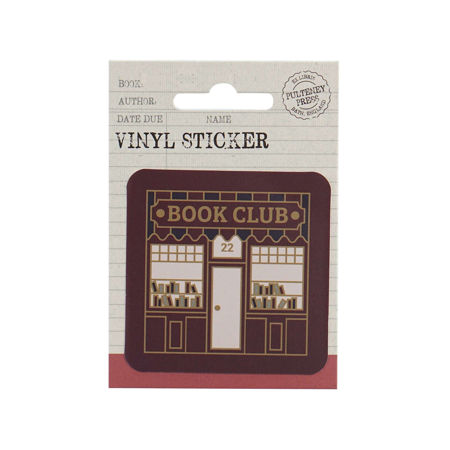 Vinyl Sticker – Book Club