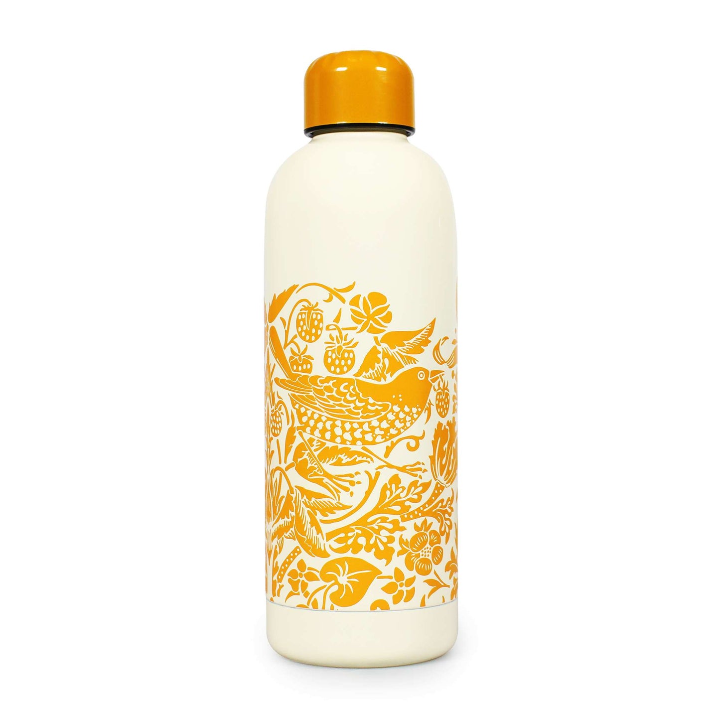 William Morris Water Bottle – Strawberry Thief Yellow